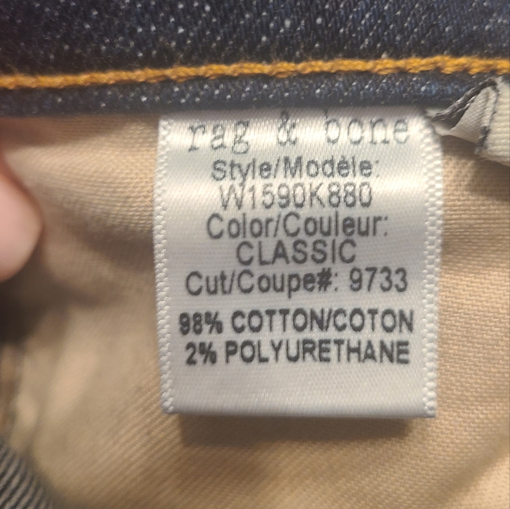 Rag and Bone The Dre Boyfriend Jeans 25 - Picture 5 of 5
